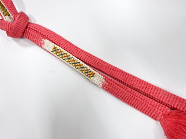 正絹　手組帯締め